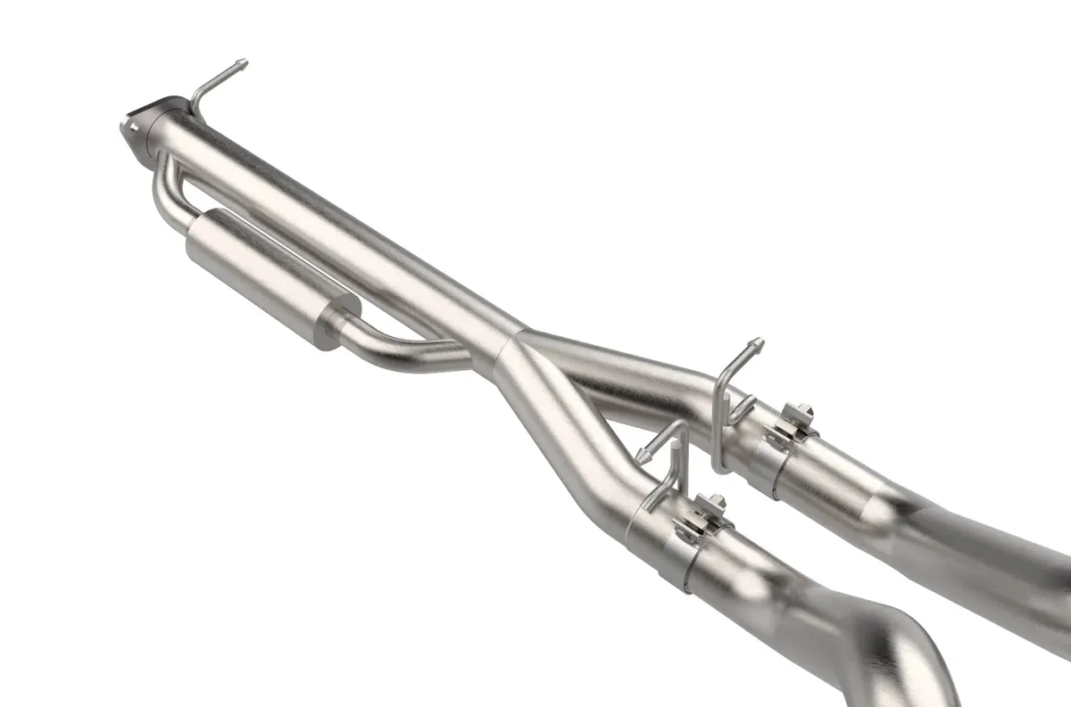 AFE Power Vulcan Series 3 IN 304 Stainless Steel Cat-Back Exhaust System w/ Polished Tips RAM 1500 25-26 L6-3.0L (tt) 49-32088-P 49-32088-P product image