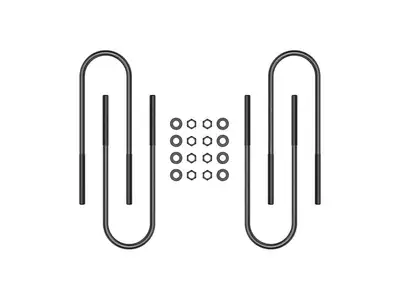 ICON Vehicle Dynamics ICON 2011-2025 Ford F-250/F-350 Super Duty, Rear, 15” U-Bolt Kit