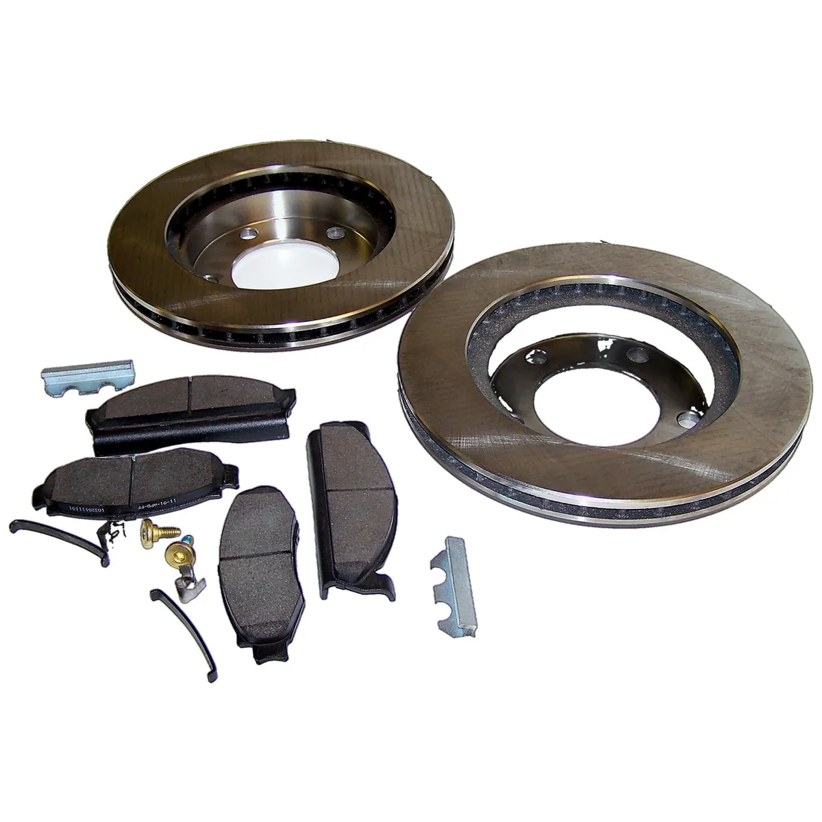 1978-1981 CJ-5 CJ w/ 6 Bolt Flange Mounting & w/ 2 Bolt Caliper Plate; Front; Kit includes: 2 Brake Rotors 1 Pad Set and all necessary hardware. 1978-1981 CJ-7 CJ w/ 6 Bolt Flange Mounting & w/ 2 Bolt Caliper Plate; Front; Kit includes: 2 Brake Rotors product image