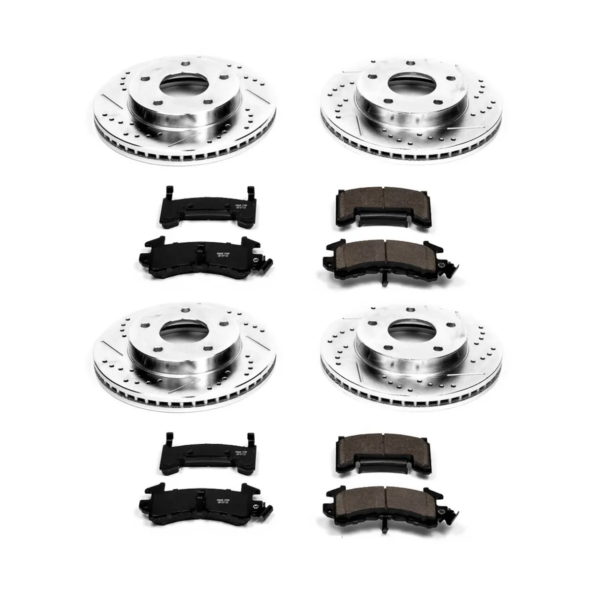 Z23 Evolution Sport Upgrade Kit: Drilled/Slotted Rotors; Carbon-Fiber Ceramic Pads W/Hardware product image