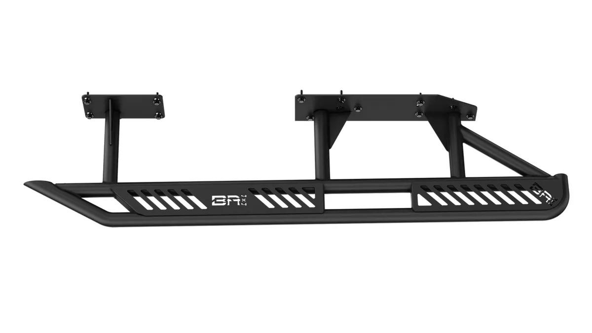 REVO Step Slider; 1.75 in. Tubing; Textured Black Powder Coat; product image