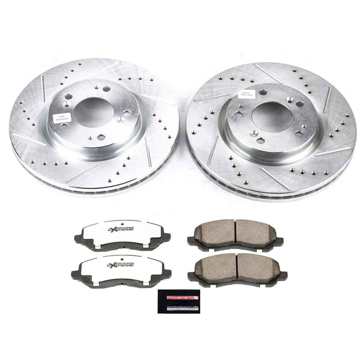 Z26 Street Warrior Upgrade Kit: Drilled/Slotted Rotors; Carbon-Fiber Ceramic Pads W/Hardware product image