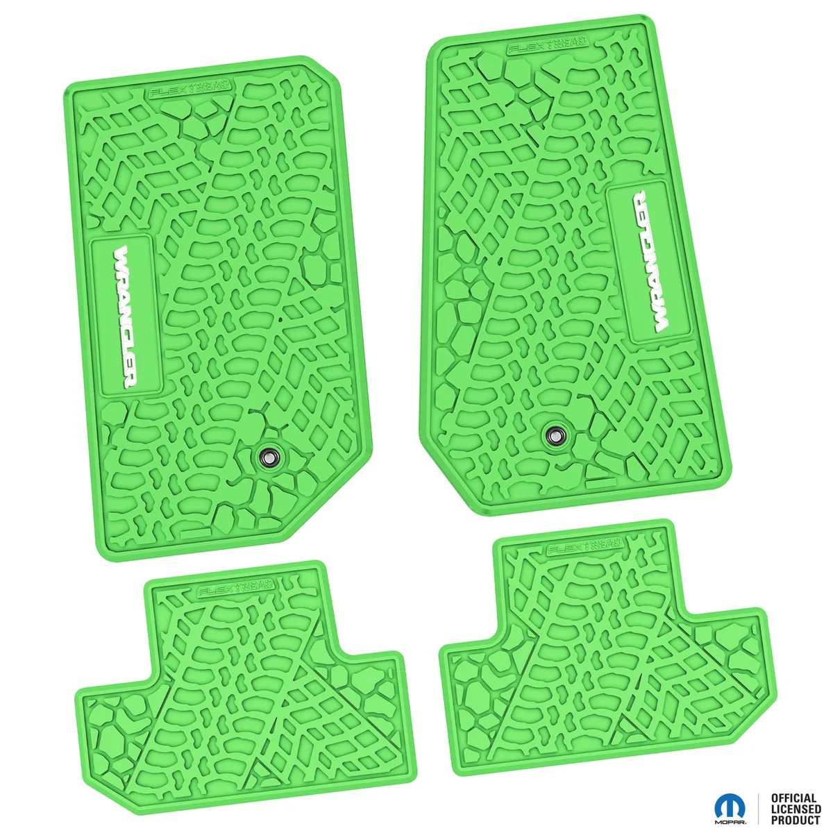 07-13 Jeep JK 2 Dr Front -Tire Tread/Scorched Earth Scene w/ Wrangler Insert - Black w/ White Insert product image