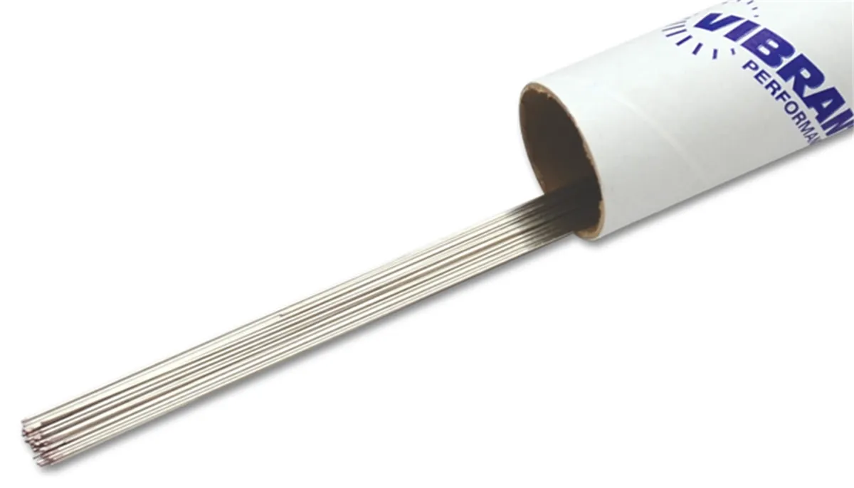 TIG Weld Wire; ER308L Stainless Steel; 1 LBS Box; 0.035 in. Thickness x 39.5 in. Long Rod; 36 in. Length; product image