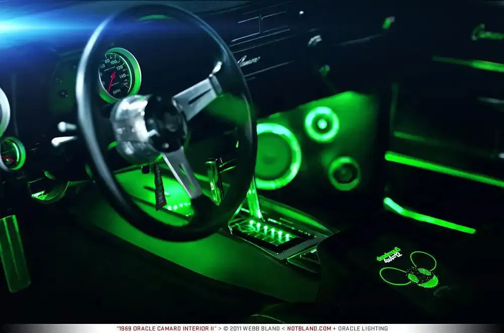 Oracle Lighting Ambient LED Lighting Flexible Strip Footwell Kit, Green product image