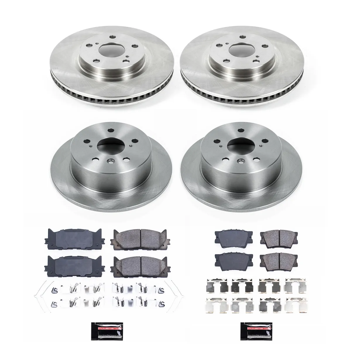 Autospecialty Brake Kit fr 2013-2018 Lexus Es300h 2013-2018 Lexus Es350 2013-2018 Toyota Avalon 201 product image