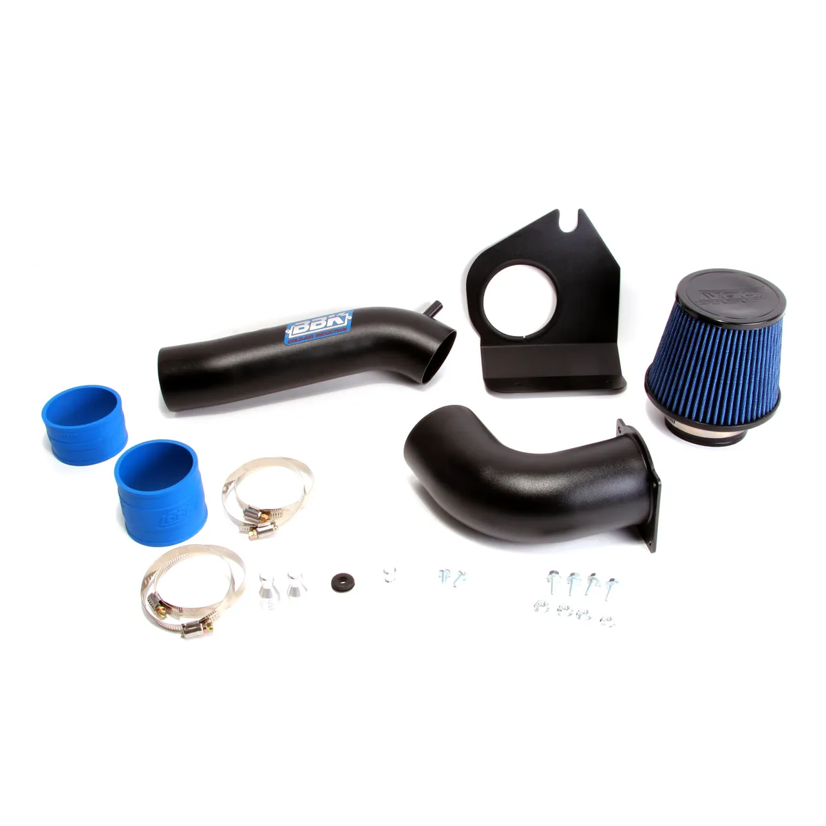 1999-2004 Mustang 3.8l v6 Cold Air Intake - Fenderwell Style Blackout product image