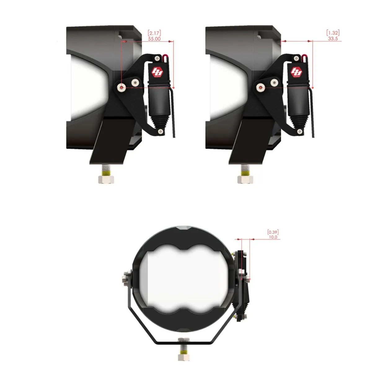 Baja Designs 80-0001 Reflex Light Actuator Kit – LP4/LP6/LP9/XL-M Housing product image