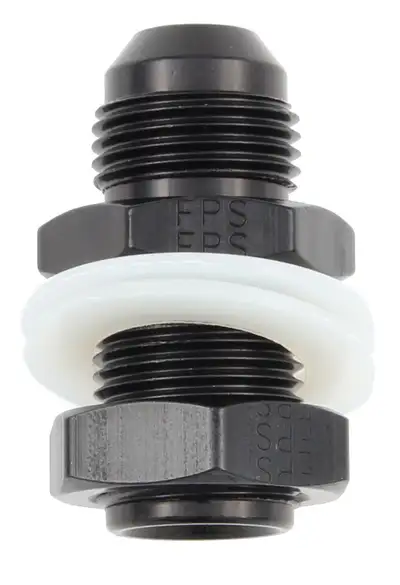 Fragola Performance Systems #12 Fuel Cell Bulkhead W/Washers & Nut Black
