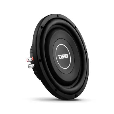 DS18 SRW Shallow-Mount 10" Subwoofer 200 Watts Rms SVC 4-Ohm