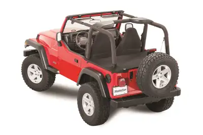 MasterTop Jeep TJ WindStopper/Tonneau Cover Combo For 97-02 Wrangler TJ Mastertwill MasterTop