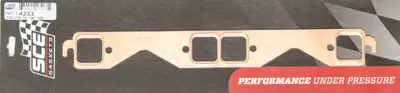 SCE Gaskets Pro Coppr Embssd Exh Sbc With Square Port Headers