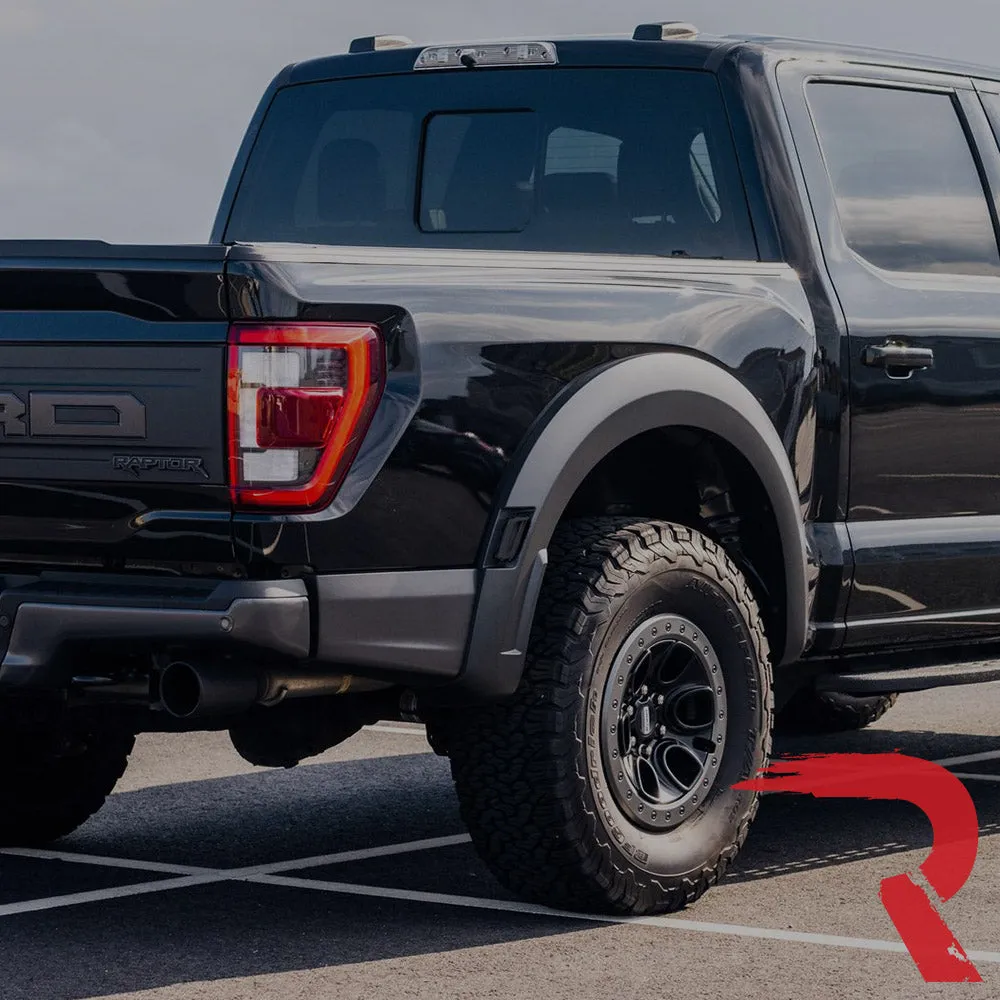 Ford 21-22 Raptor 7-Pc Fender & Hood Light Kit Smoked Lens White or Amber LED Running Lights w/ Startup Light Sequence product image