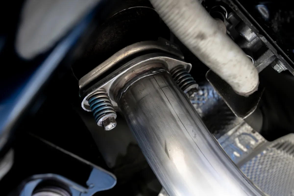 Armor Lite Cat Back Exhaust System; 3 in.; Aluminized Steel; Single Side Exit; Pre-Axle; Turn Down Tail; product image