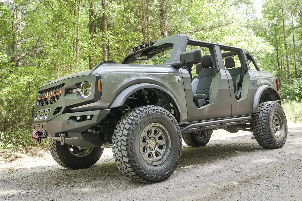 21c Bronco 4 Door Trail Doors Matte Black product image