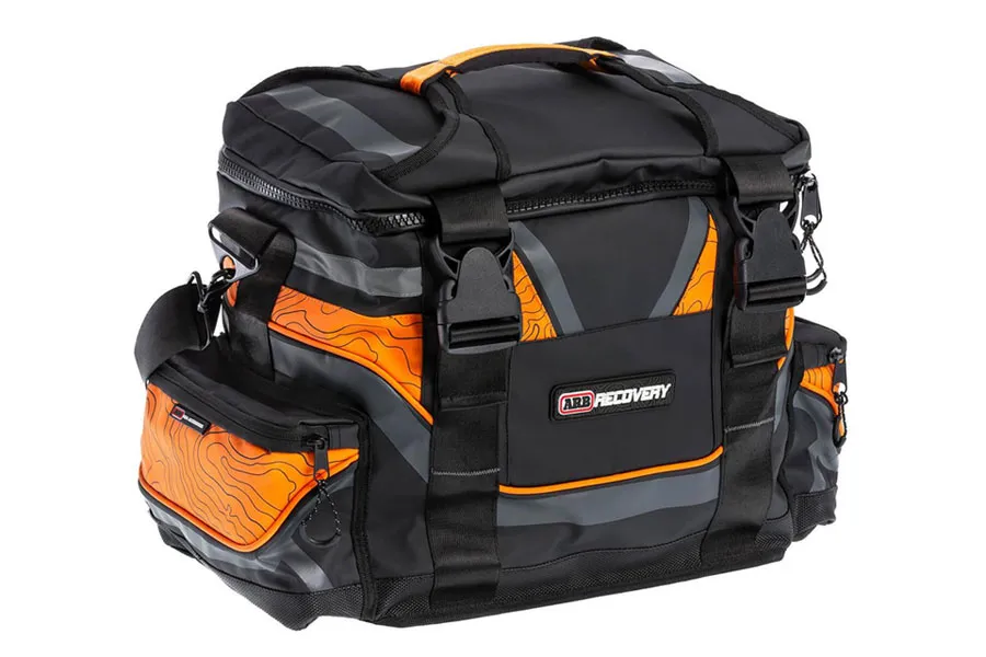 ARB ARB Large Recovery Bag; Orange/Black Topographic Styling Heavyduty Pvc Material