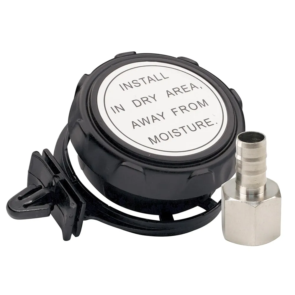 "Remote Inlet Air Filter Assembly, Gray Plastic Housing (1/4"" x 3/8"" Tube Fitting, NPT)" product image