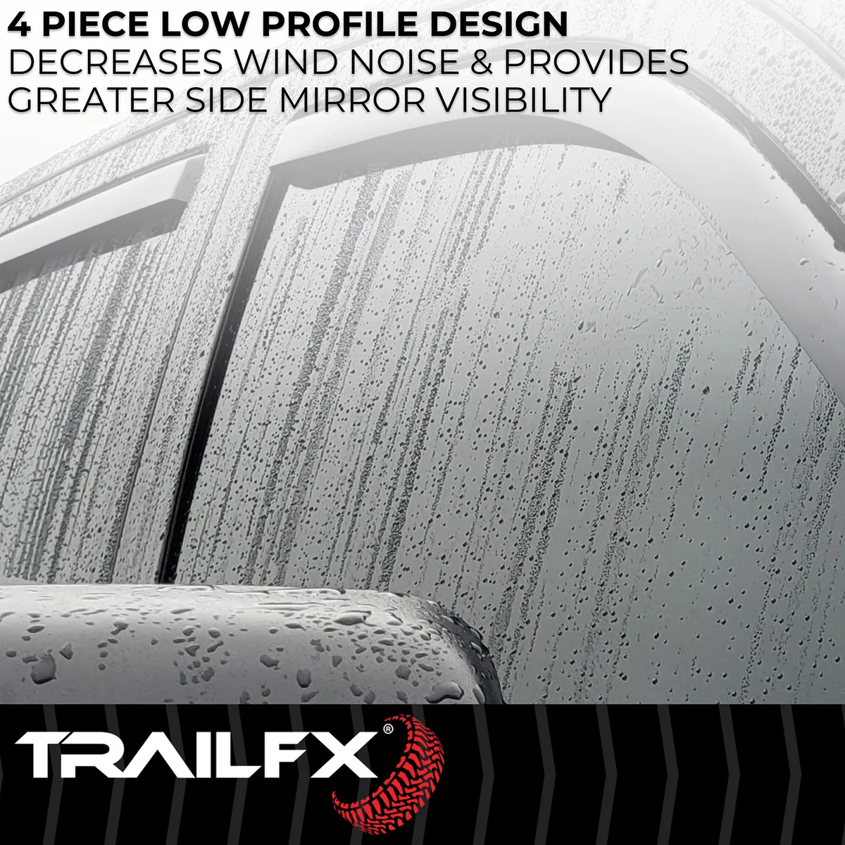 Tfx Inchannel Wndw Vents Smoke 4pc product image