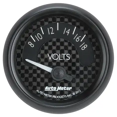AutoMeter Gauge, Voltmeter, 2 1/16", 18V, Elec, GT