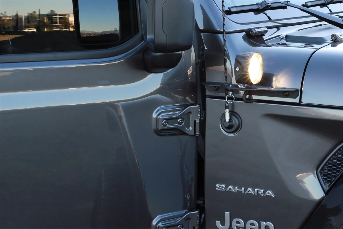 CARR - 210291 - JL 180 Degree Light Mount Brackets; XP3 Black; (Driver/Pass Side Mtg Brkts) product image