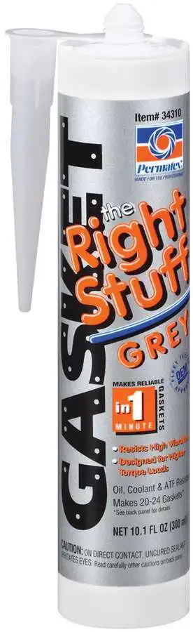 Permatex The Right Stuff Grey 1 Minute Gasket Maker 10oz Cartridge