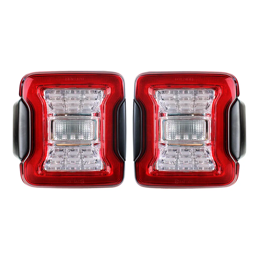 American Modified Amjpca03302 LED Tail Lights - Clear Lens product image
