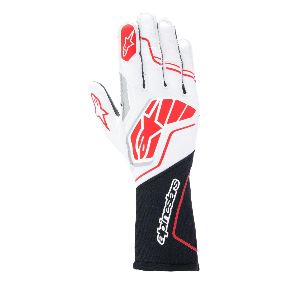 alpine star Glove Tech-1 ZX V4 Blk / Wht / Red Large