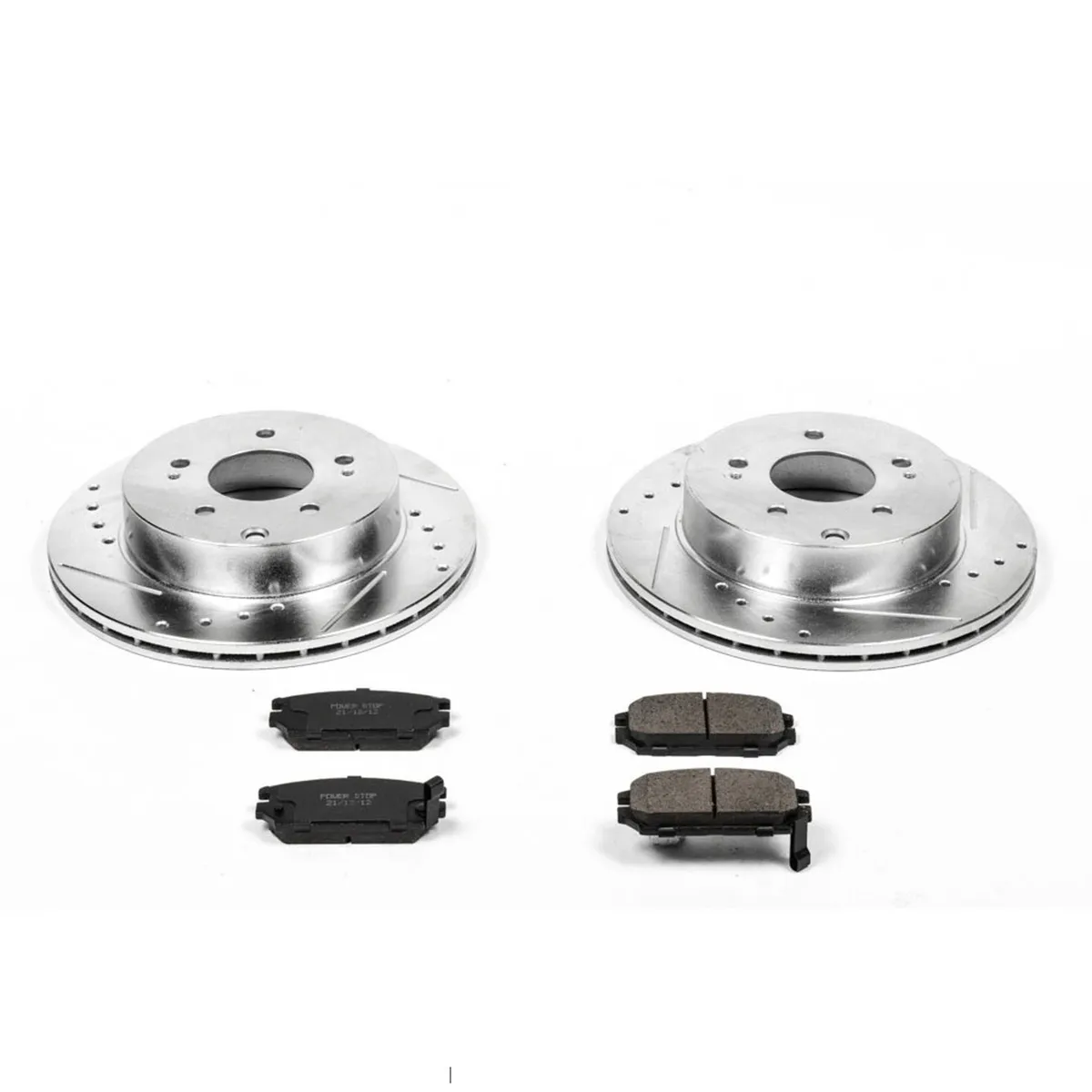 Z23 Evolution Sport Upgrade Kit: Drilled/Slotted Rotors; Carbon-Fiber Ceramic Pads W/Hardware product image