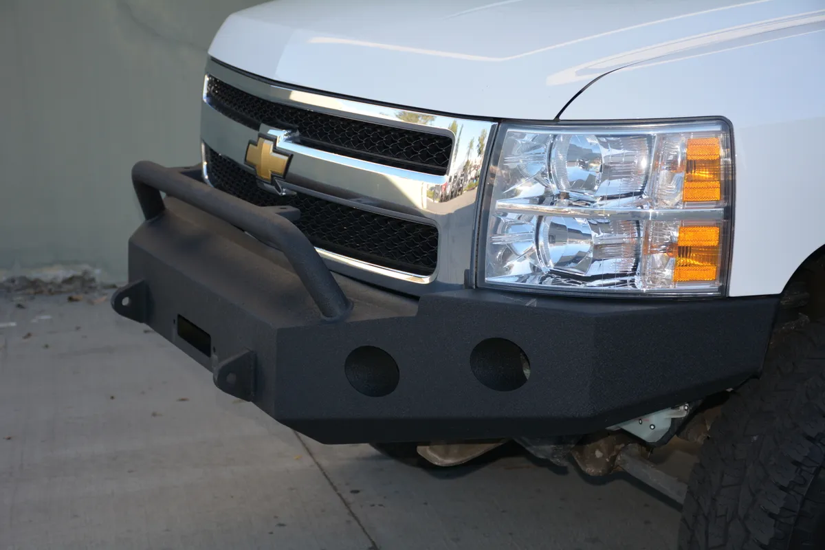 Silverado 1500 Front Bumper 0713 Chevy Silverado Black Powdercoat product image