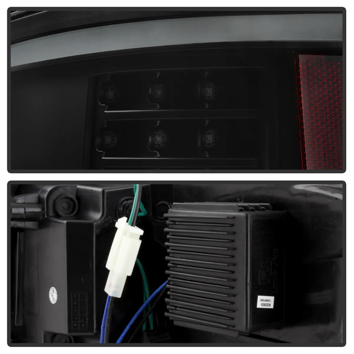 0914 F150light Bar LED Tail Lights Black Smoked product image