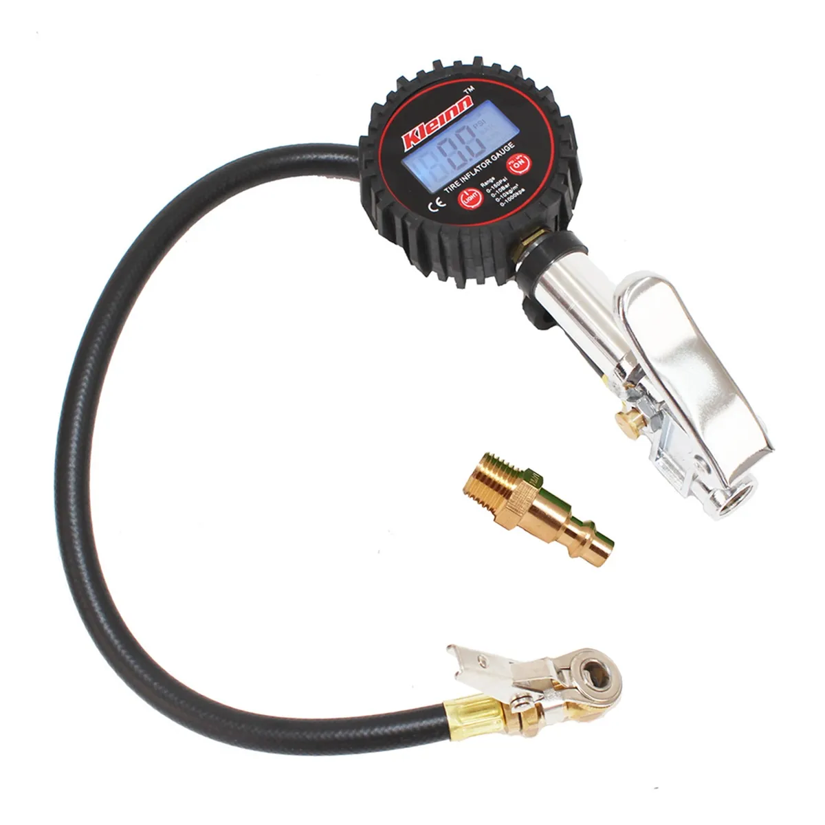 Digital Tire Inflator; 160 PSI; w/Gauge/Bleed Valve And Locking Chuck; product image