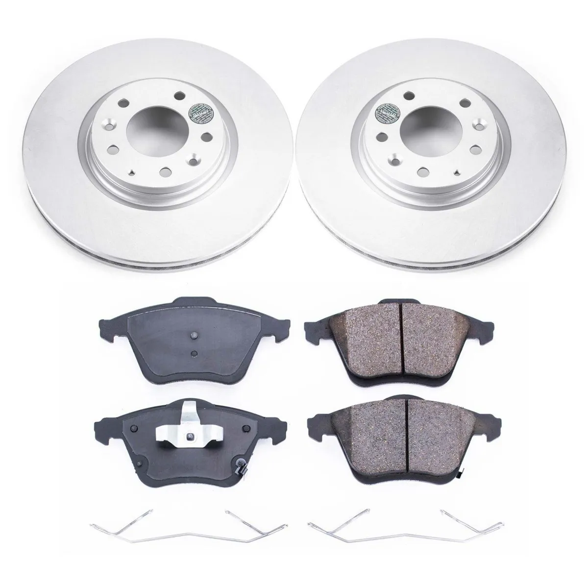 Z17 Geomet Coated Rotor Kit: Genuine Geomet Fully Coated Rotors; Ceramic Pads W/Hardware product image