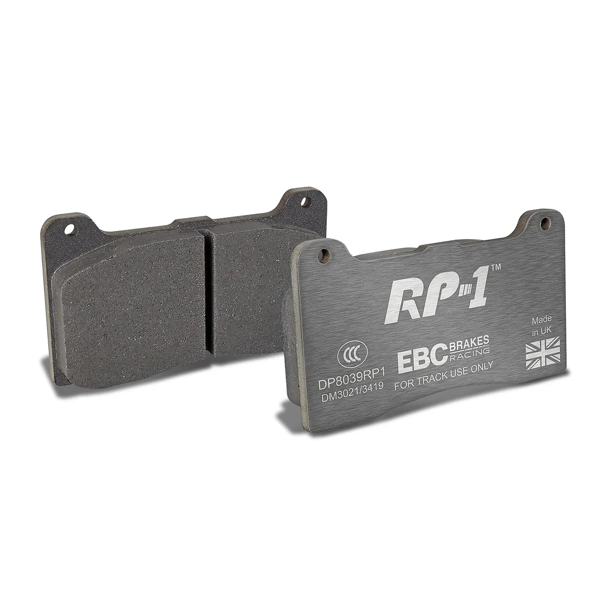EBC RP-1 Race Brake Pads; For Wilwood Dynalite Narrow/Dynapro Lug Narrow/Dynapro NDL/Dynapro Radial Mount/Dynapro 4 Radial/Midlite; product image
