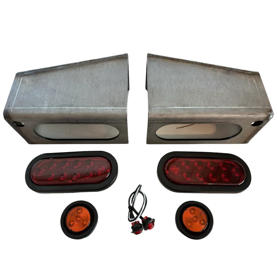 Heavy Duty LED Trailer Tail Light Kit 3/16 Steel product image