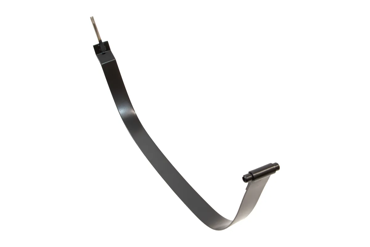 Jeep CJ/YJ Gas Tank Skid Plate W/Strap for 76-90 CJ/Wrangler YJ Black Stainless Kentrol product image