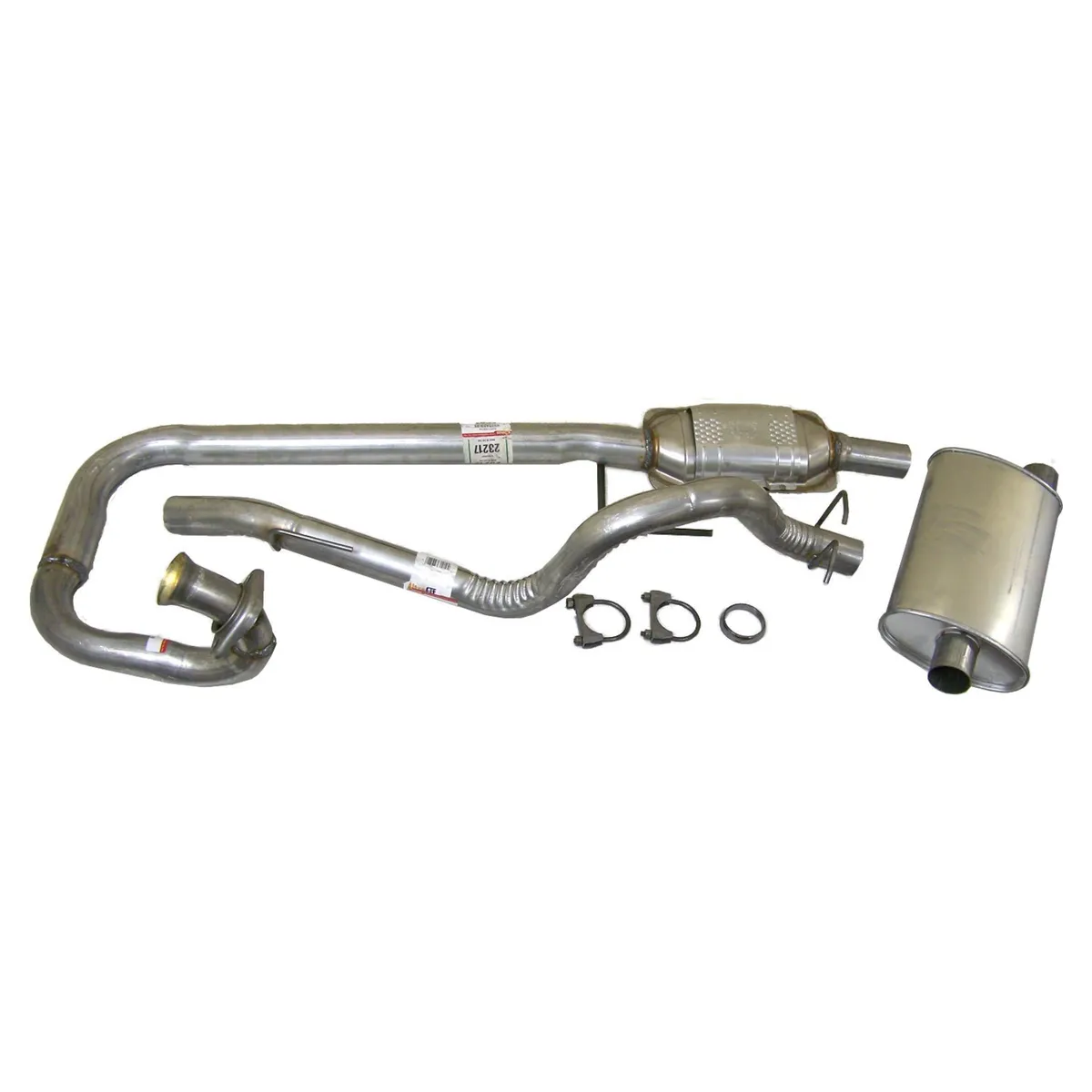 Crown Automotive Jeep Replacement 1997-1999 Wrangler TJ with 4.0L engine; Muffler & Tailpipe