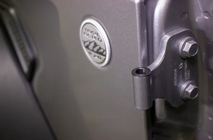 Jeep JL Door Hinge Liners 2 Door JL 2018-Up Textured Black Kentrol product image