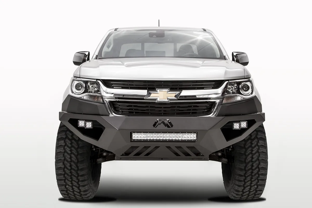Vengeance Front Bumper; 2 Stage Black Powder Coated; No Guard; product image