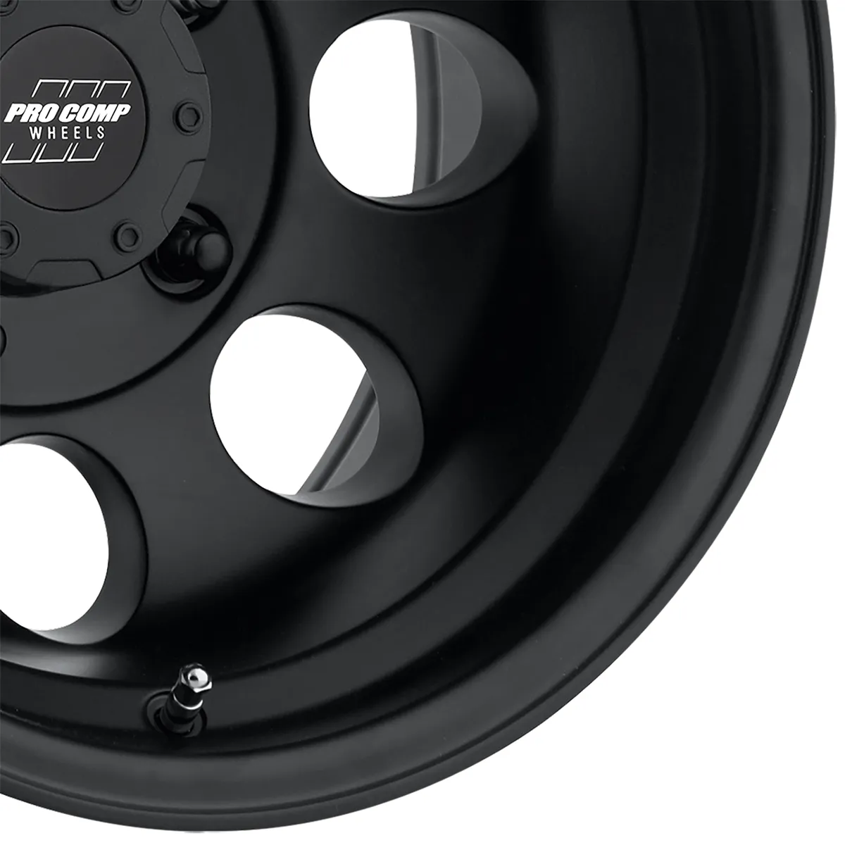 Pro Comp 7069-6873 Vintage Matte Black 16x8 5x5 4BS Offset -12mm Cap P/N 8327041 product image