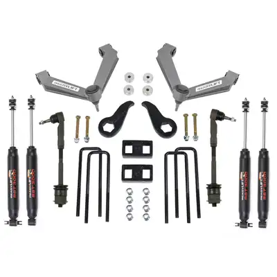 ReadyLift 3.5IN SST Lift Kit Front with 1IN Rear with Fabricated Control Arms with SST3000 Shocks 2011-2018