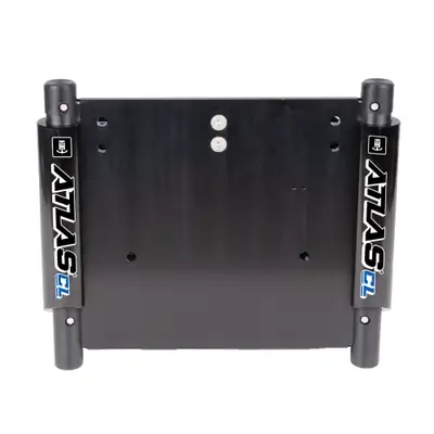 TH Marine Atlas 12in Setback Hydraulic Jack Plate Black Glossy Anodized