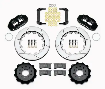 Wilwood Brakes Wilwood FNSL4R Rear Kit 14.00in Drilled Morrison Multilink IRS 2010-15 Camaro Based