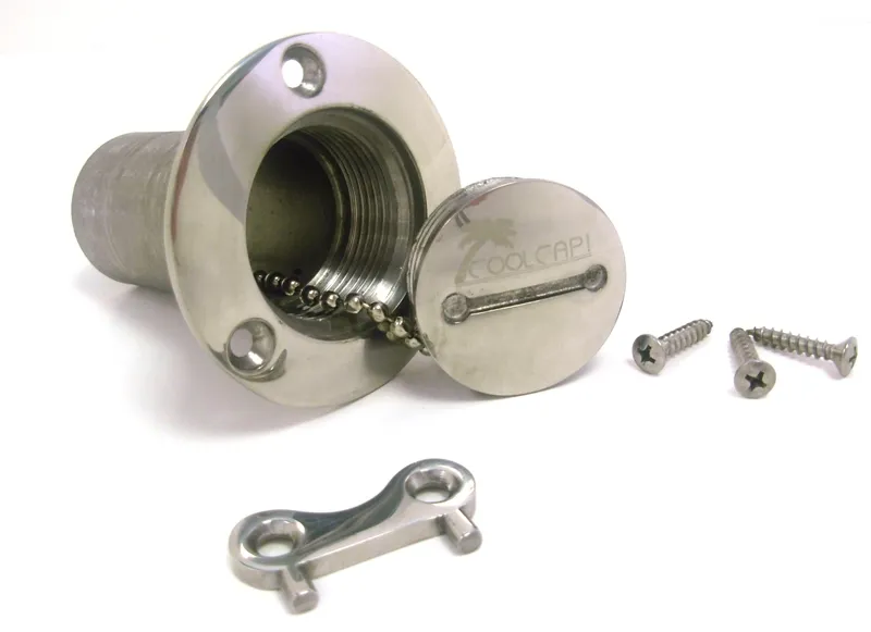 Ridetech 84000000 CoolCap gas cap, stainless steel with 1.5 neck. product image