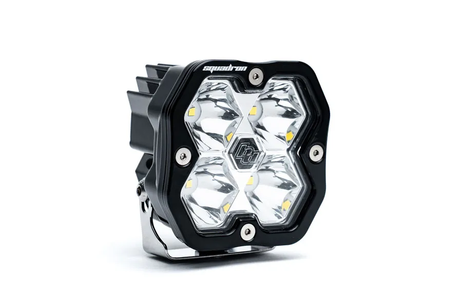 Squadron 2.0 Sport Black LED Auxiliary Light Pod Universal Clear Spot Baja Designs product image