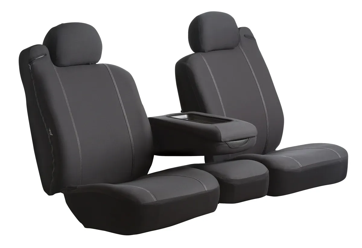 FIA SP88-5 BLACK SP80 Series-Seat Protector Poly-Cotton Universal Fit Front Seat Cover-Black product image
