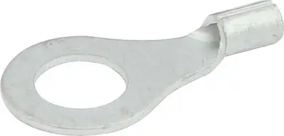 Allstar Performance Ring Terminal 1/4in Hole Non-Insulated 22-18 20pk