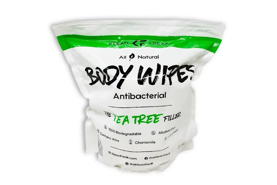 Klean Freak The Filler Antibacterial Body Wipes - Tea Tree product image