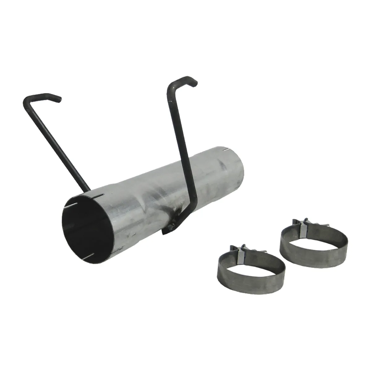Armor Lite Single System Muffler Delete Pipe; 4 in. Inlet/Outlet Diameter; 17 in. Overall Length; Aluminized; 4 in. Outlet Diameter Tip; product image