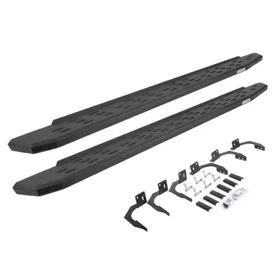 Go Rhino Go Rhino 69609980T - RB30 Running Boards with Mounting Bracket Kit - Protective Bedliner Coating