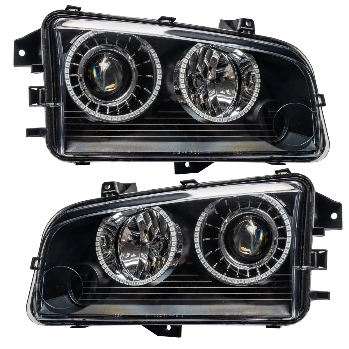 Oracle Lighting 2008-2010 Dodge Charger Pre-Assembled LED Halo Headlights - HID product image